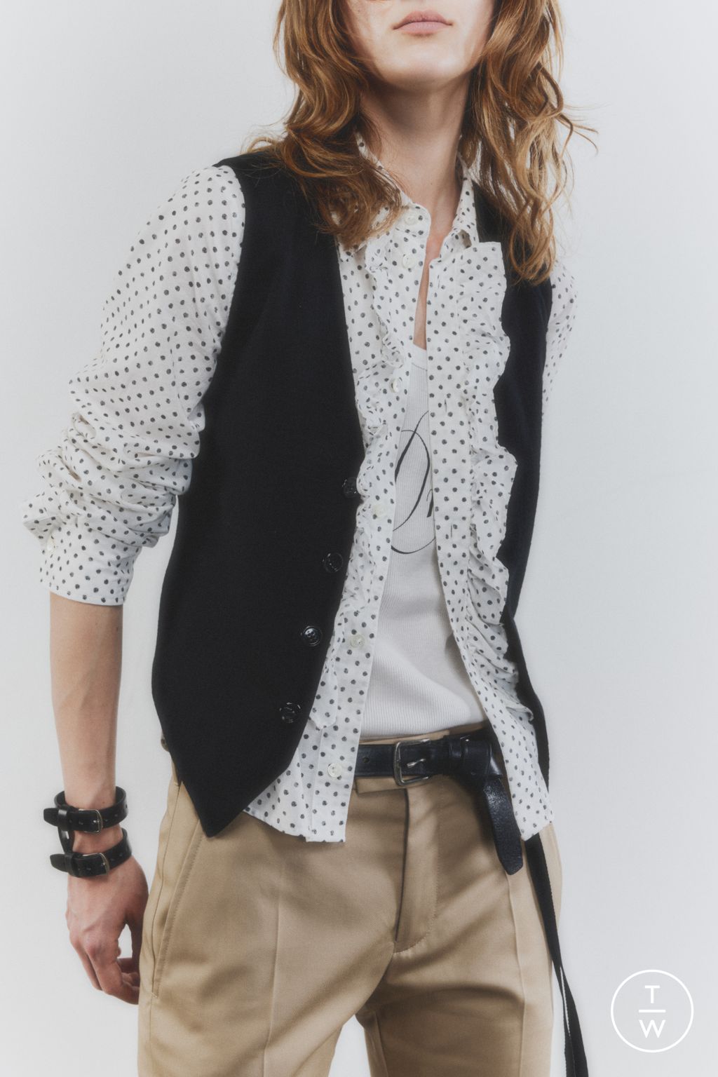 Fashion Week Paris Resort 2026 look 10 from the Ann Demeulemeester collection womenswear