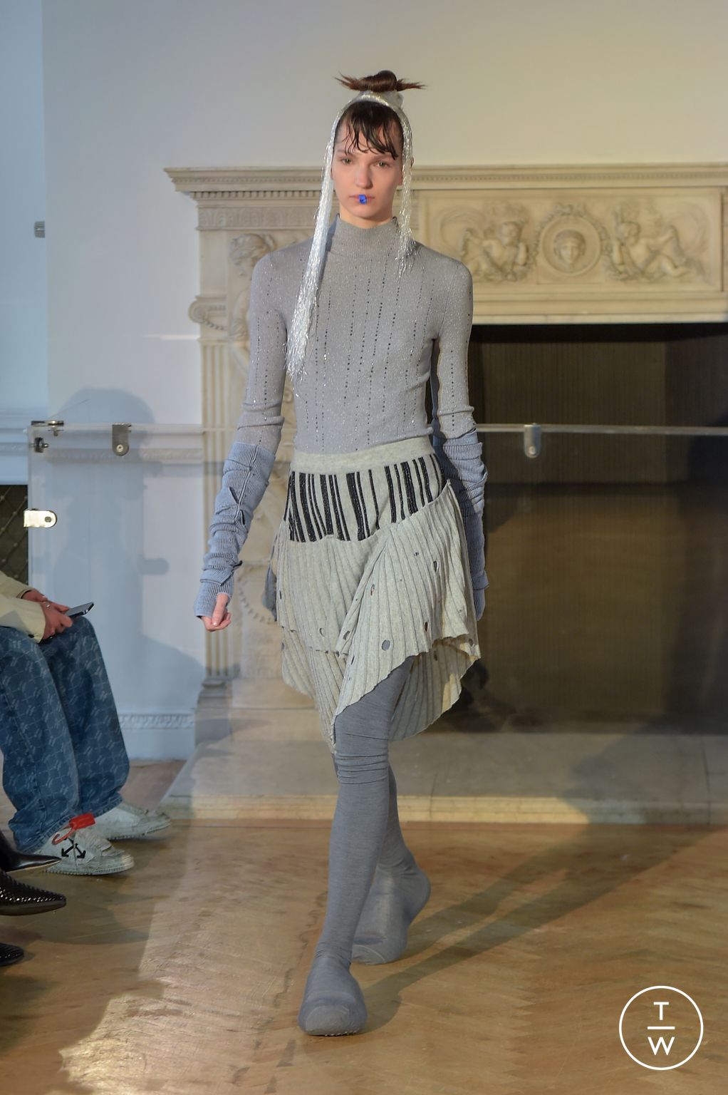 Fashion Week London Fall/Winter 2023 look 10 from the Chau Rising collection womenswear