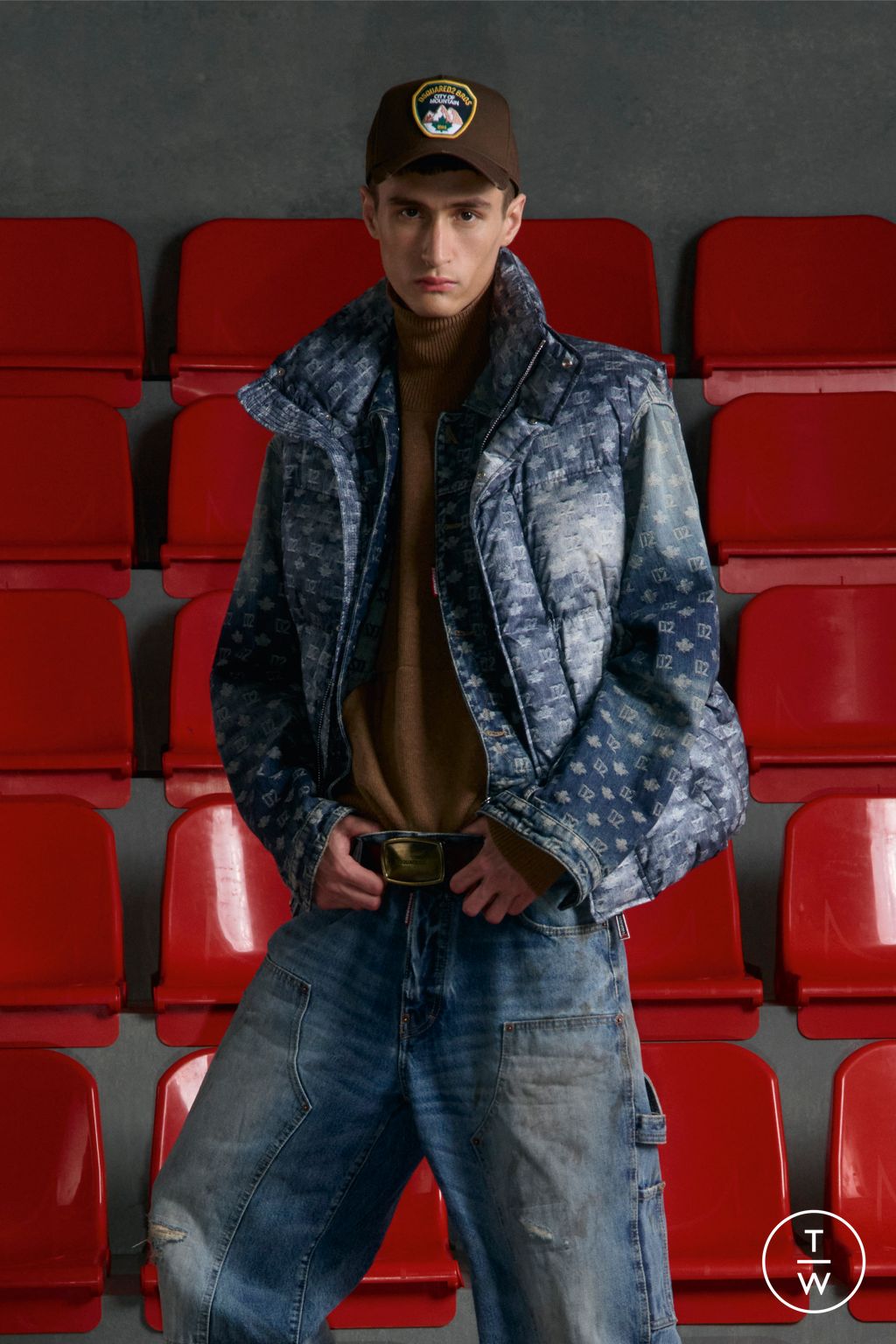 Fashion Week Milan Pre-Fall 2026 look 10 from the Dsquared2 collection menswear