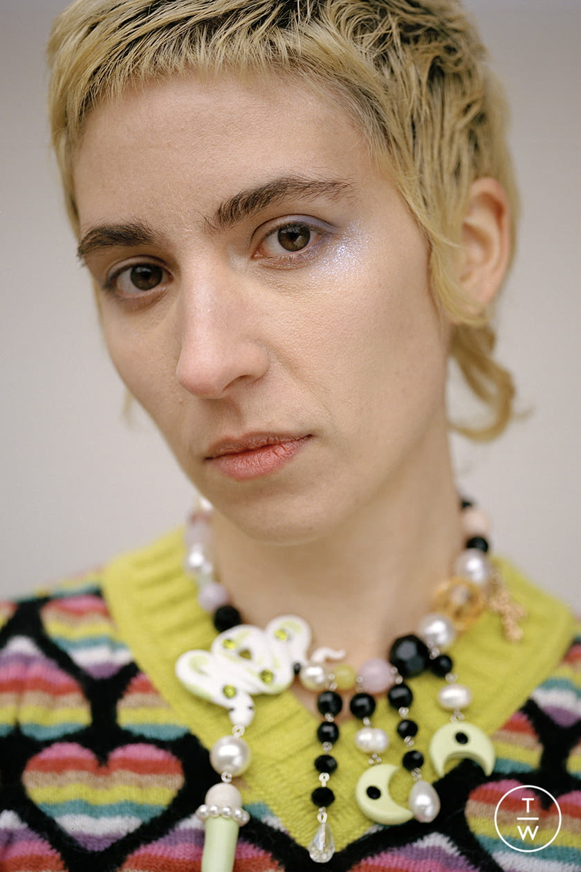 Fashion Week Milan Fall/Winter 2021 look 10 from the Marco Rambaldi collection womenswear