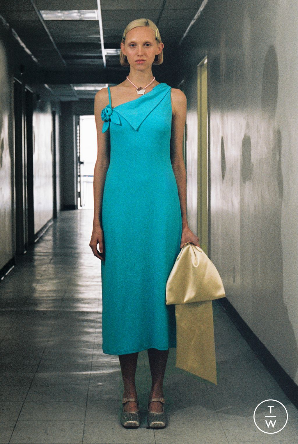 Fashion Week New York Resort 2025 look 10 from the Sandy Liang collection womenswear