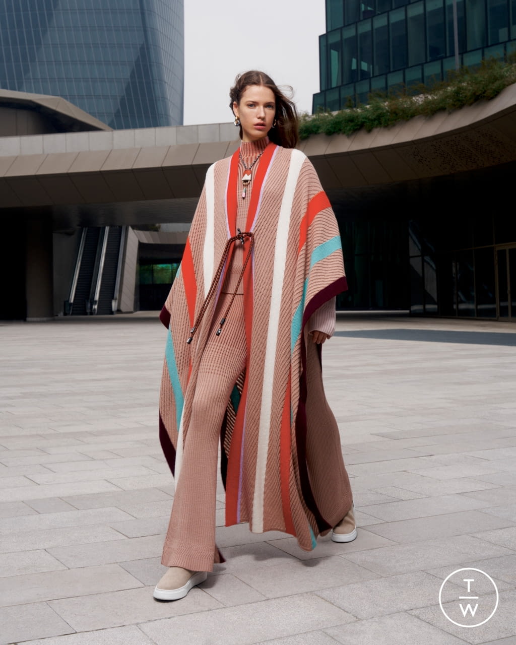 Fashion Week Milan Fall/Winter 2021 look 10 de la collection Missoni womenswear