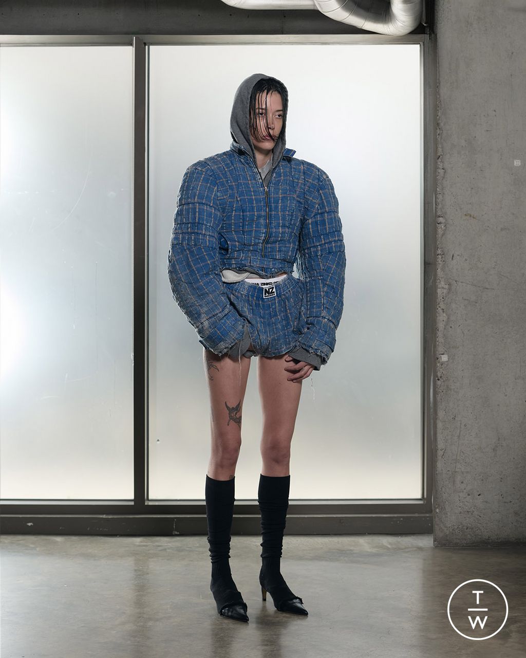 Fashion Week London Resort 2025 look 10 from the Natasha Zinko collection womenswear