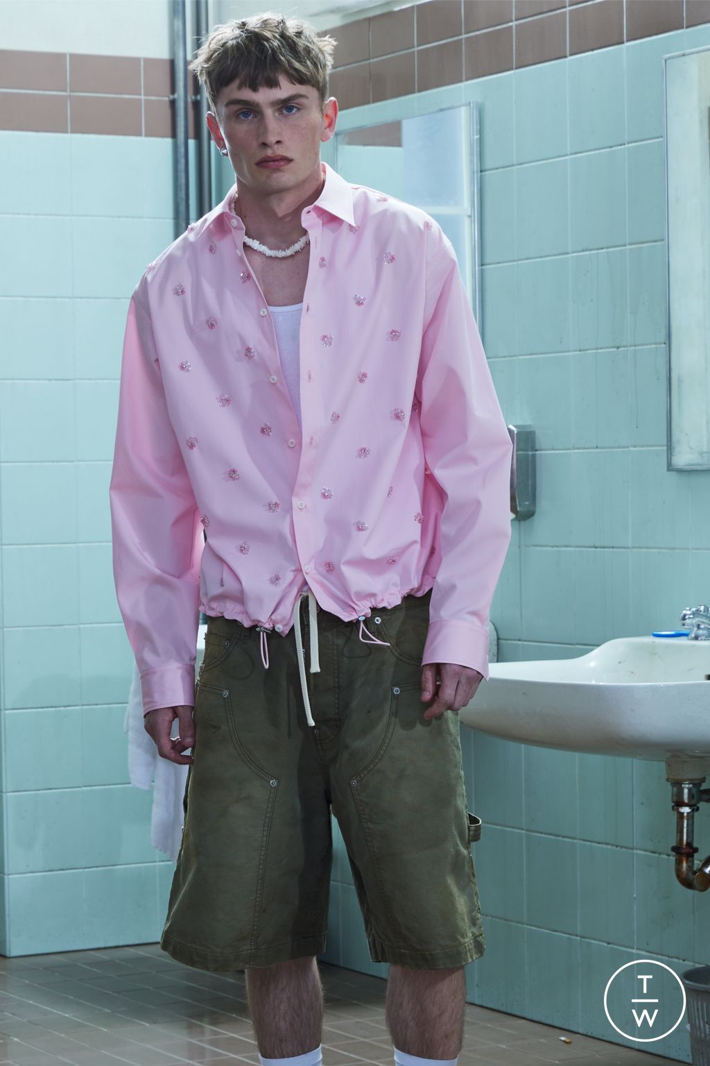 Fashion Week Milan Resort 2026 look 10 from the Dsquared2 collection menswear