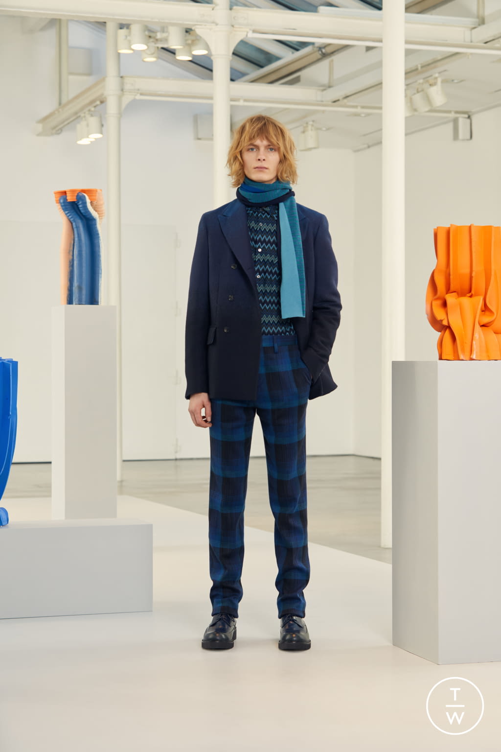 Fashion Week Milan Fall/Winter 2019 look 10 from the Missoni collection menswear