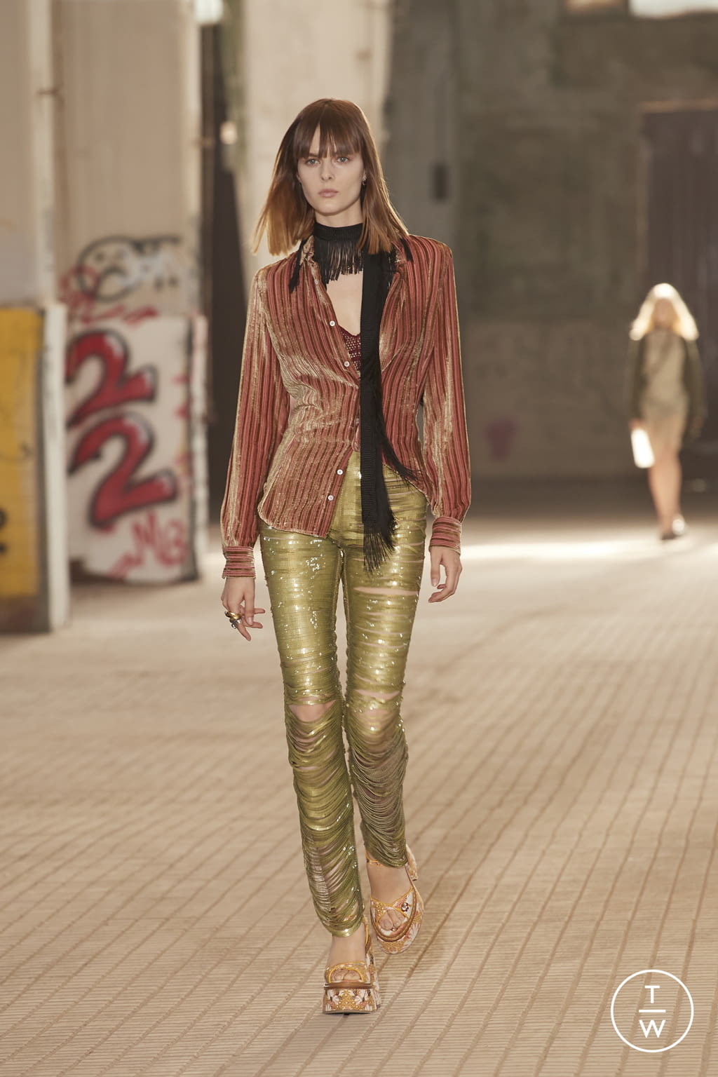 Fashion Week Milan Spring/Summer 2022 look 10 de la collection Dsquared2 womenswear