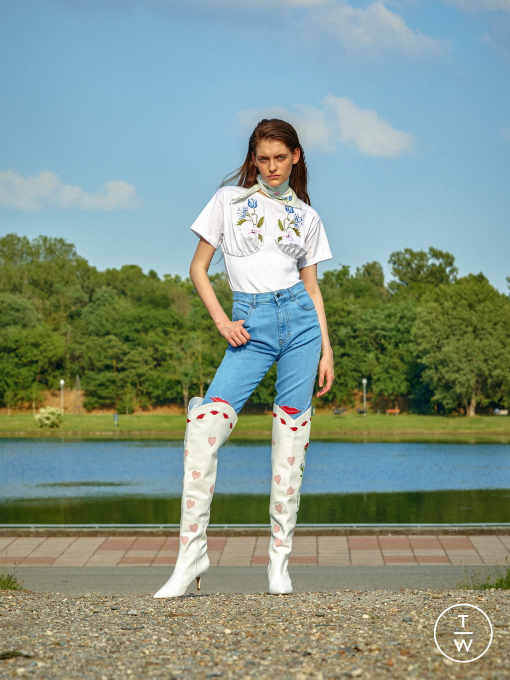 Fashion Week Milan Resort 2019 look 10 from the Vivetta collection 女装