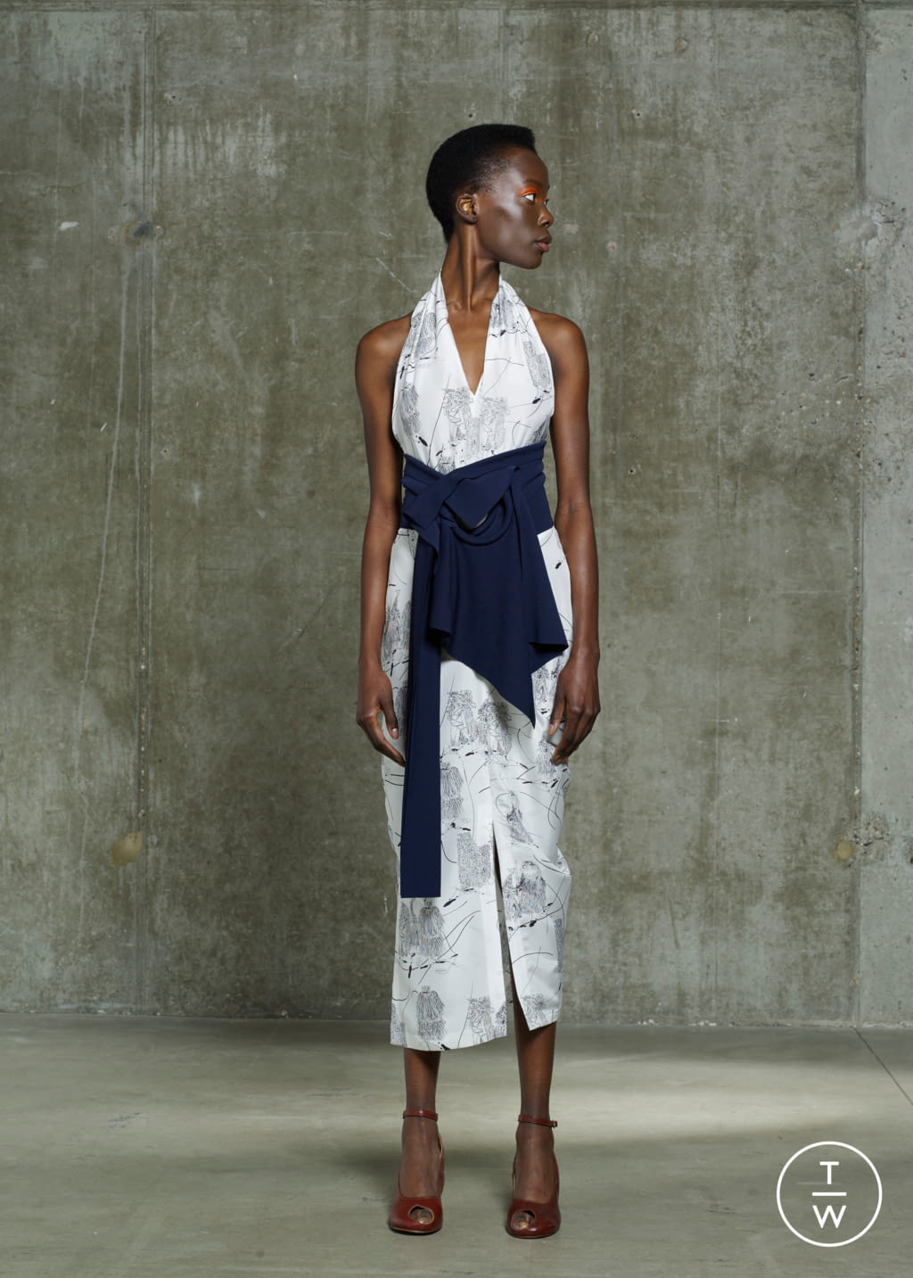 Fashion Week London Resort 2020 look 10 from the Chalayan collection 女装