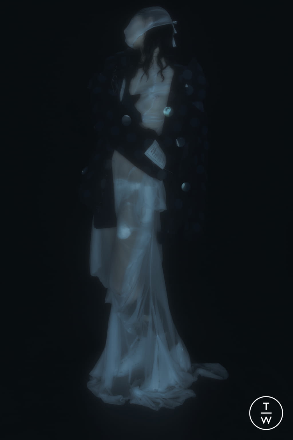 Fashion Week Paris Fall/Winter 2020 look 11 from the Maison Margiela collection couture