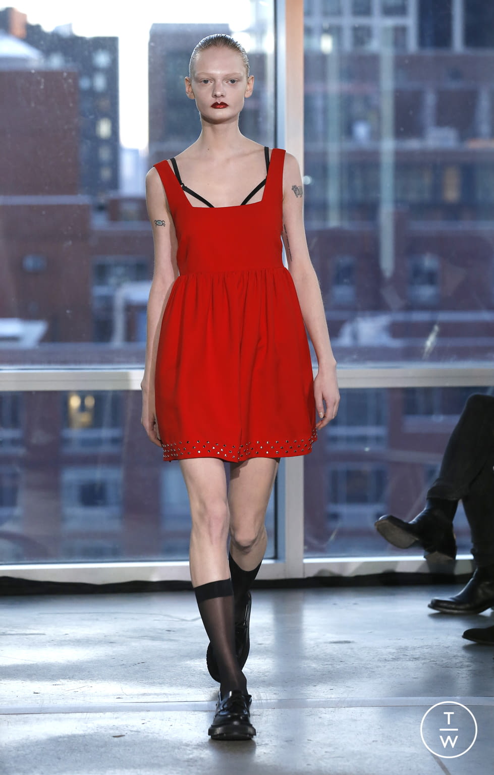 Fashion Week New York Fall/Winter 2022 look 10 from the Duncan collection womenswear