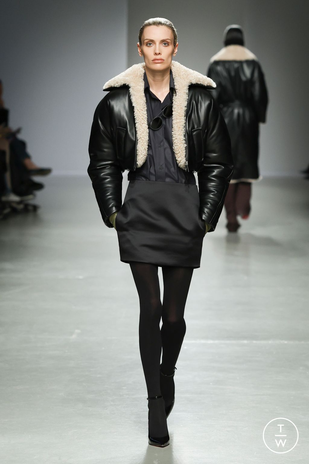 Fashion Week Paris Fall/Winter 2025 look 10 from the Atlein collection womenswear