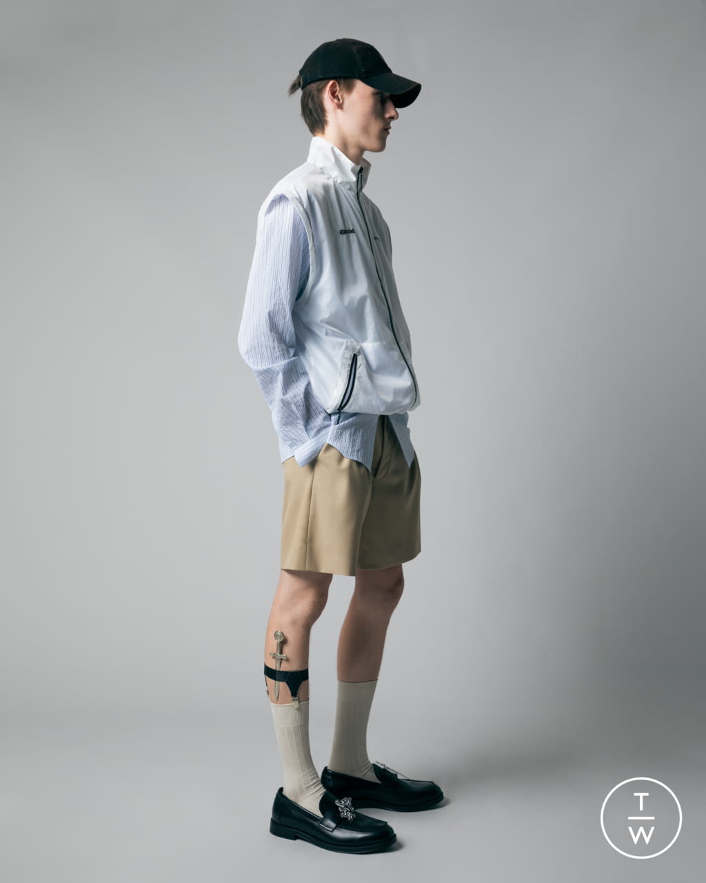 Fashion Week Paris Spring/Summer 2022 look 10 from the EGONlab collection menswear