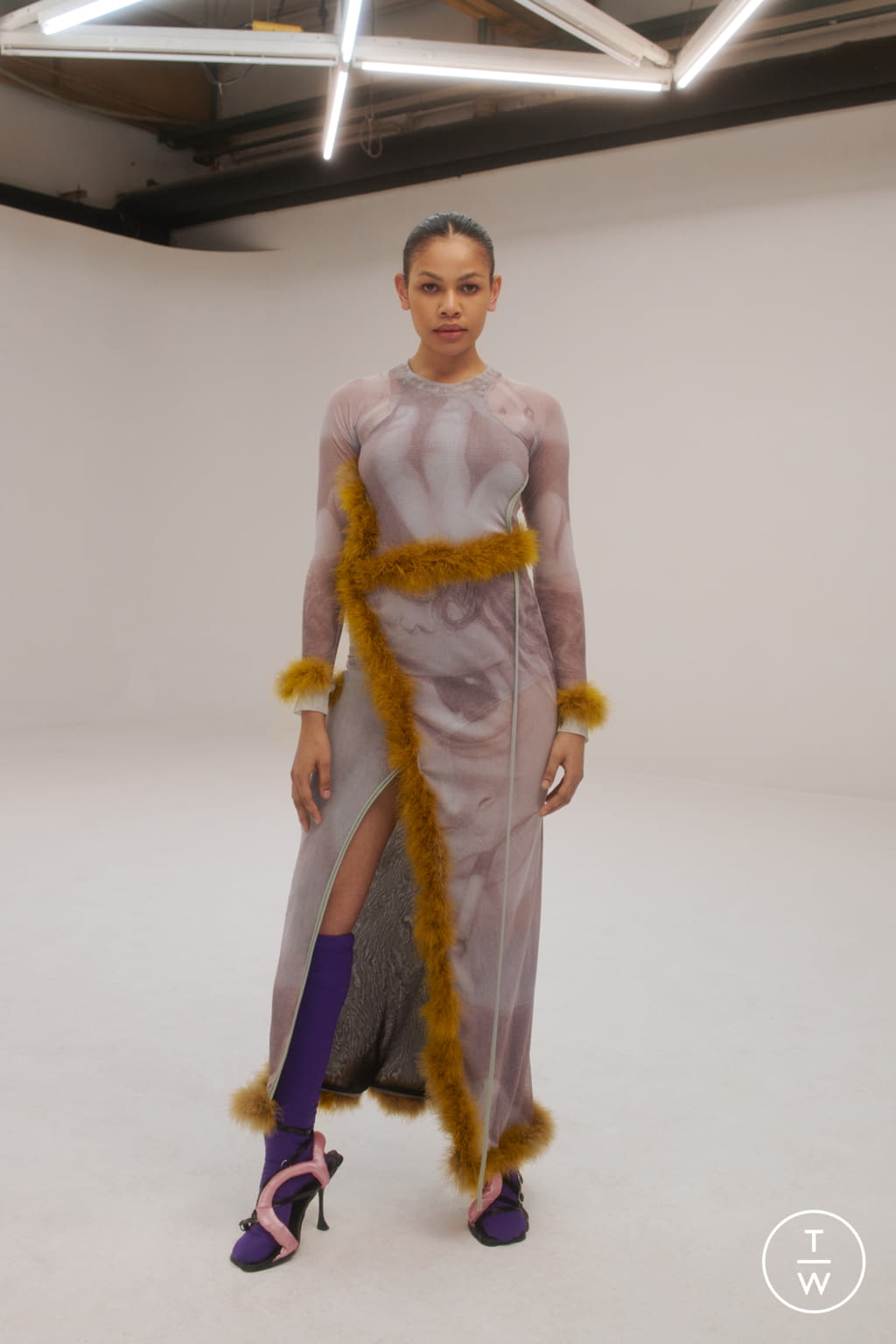 Fashion Week Paris Fall/Winter 2021 look 11 from the Ottolinger collection womenswear