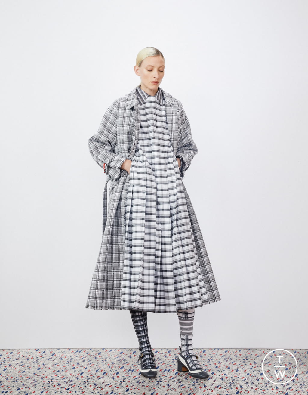 Fashion Week Paris Resort 2020 look 10 from the Thom Browne collection 女装