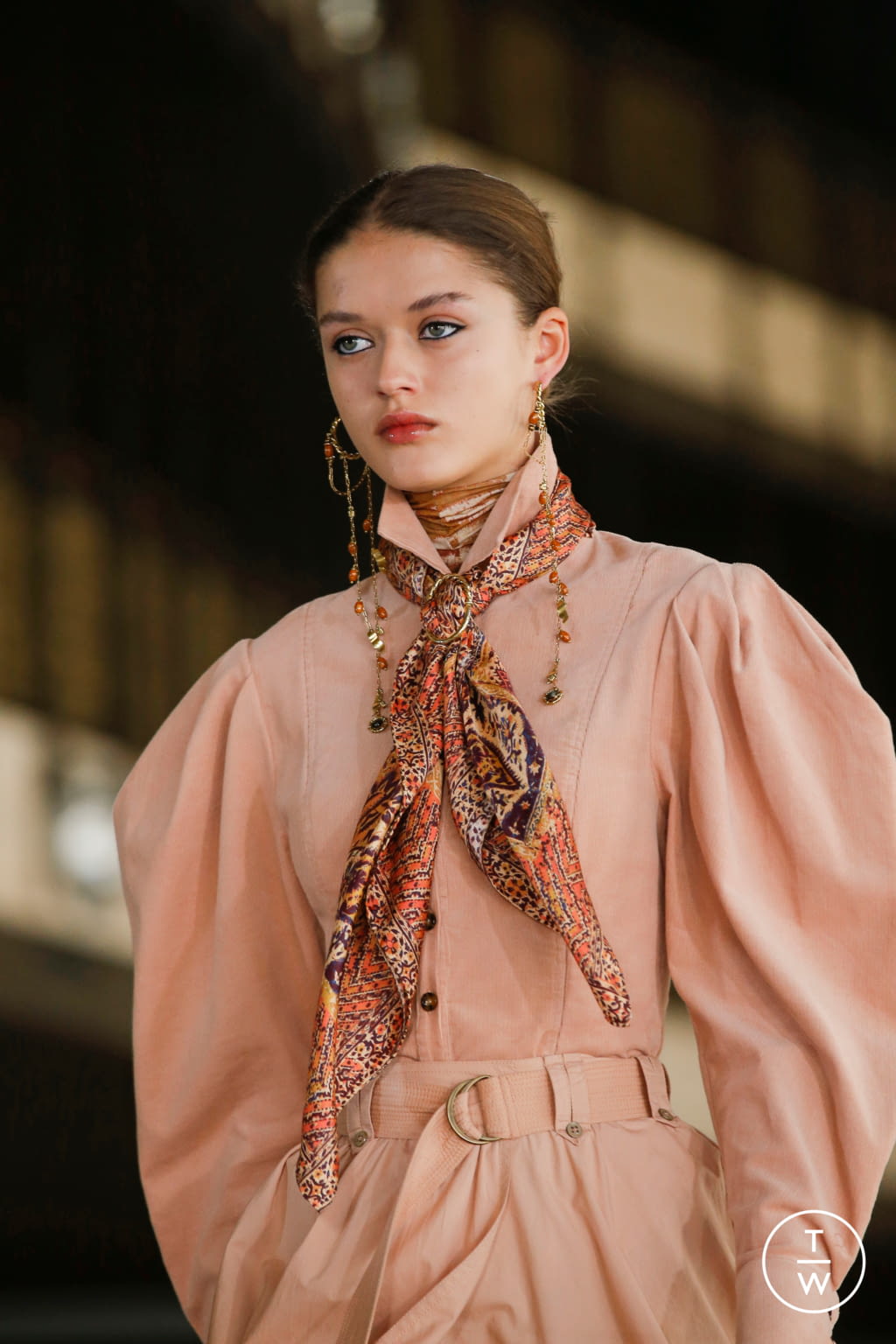 Fashion Week New York Fall/Winter 2021 look 10 from the Ulla Johnson collection womenswear accessories