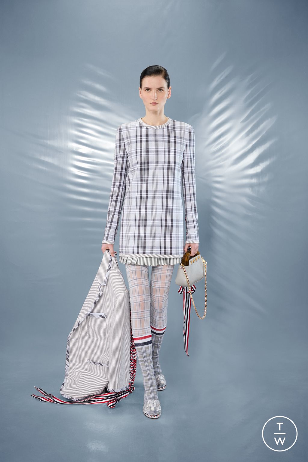 Fashion Week New York Resort 2025 look 11 from the Thom Browne collection womenswear