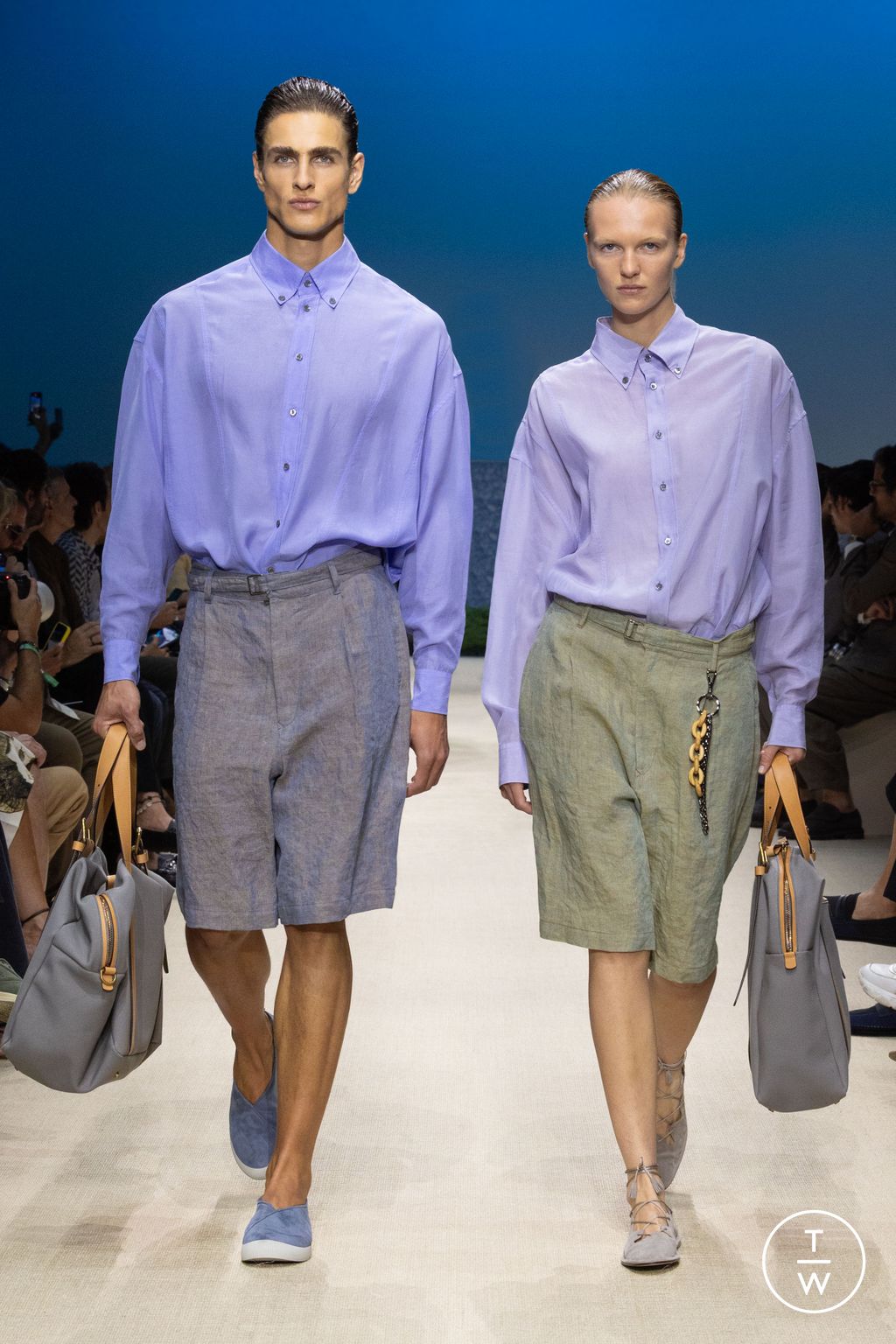 Fashion Week Milan Spring/Summer 2026 look 102 de la collection Giorgio Armani menswear