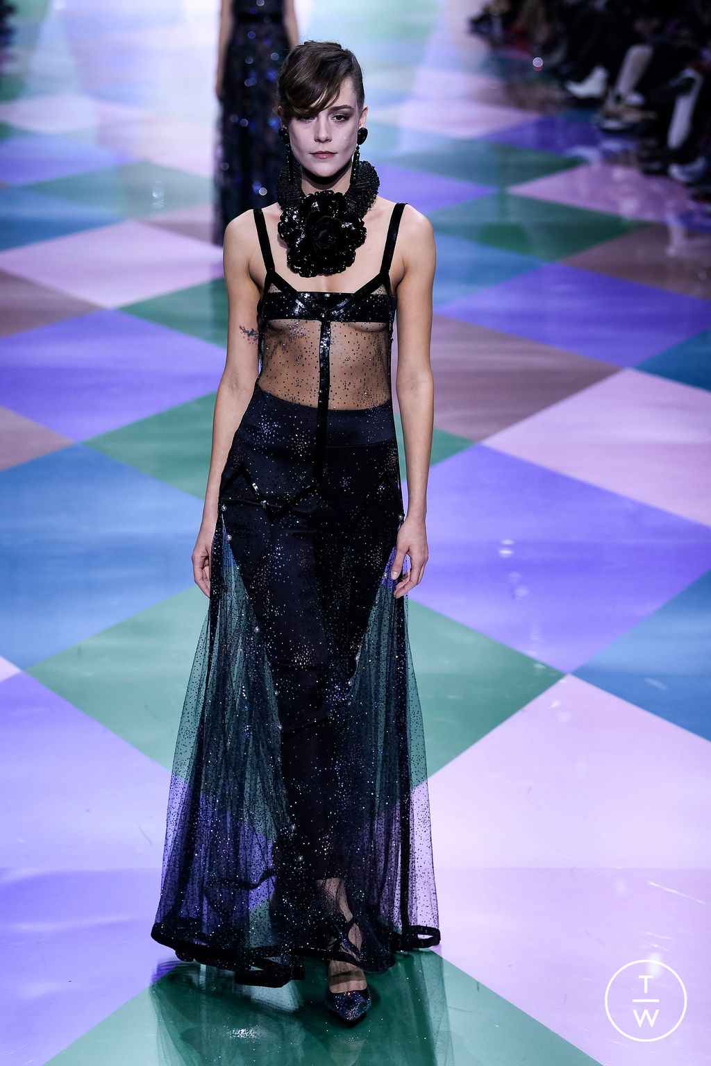 Fashion Week Paris Spring/Summer 2023 look 67 de la collection Giorgio Armani Privé couture