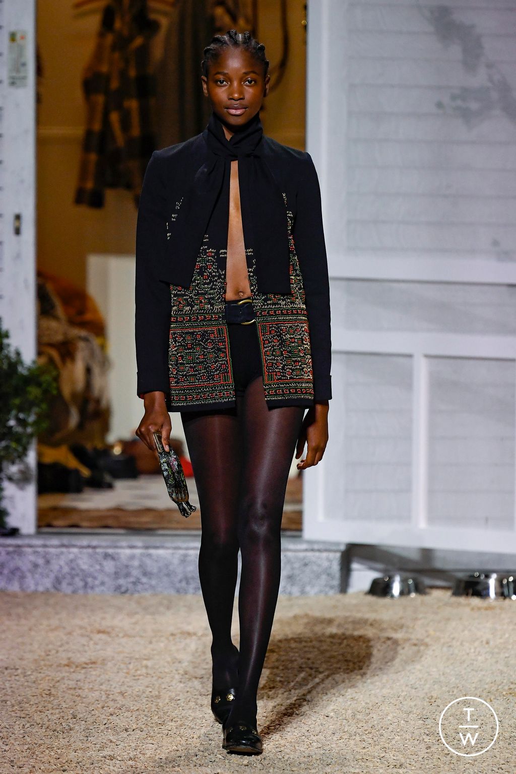 Fashion Week Paris Fall/Winter 2023 look 19 de la collection Bode menswear