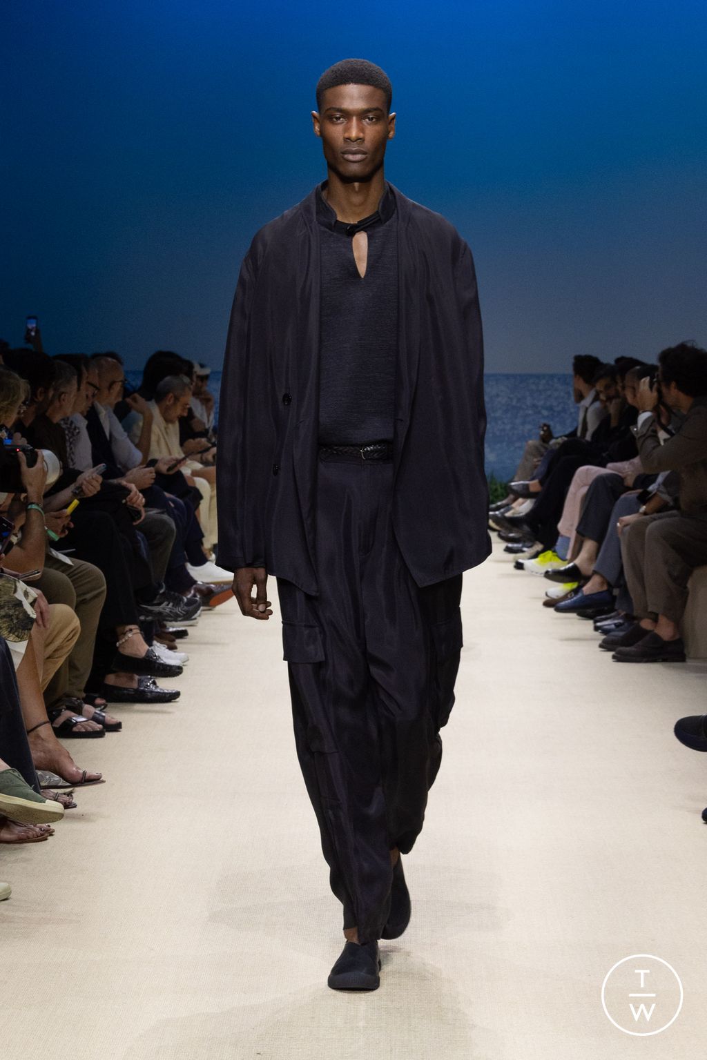 Fashion Week Milan Spring/Summer 2026 look 109 de la collection Giorgio Armani menswear