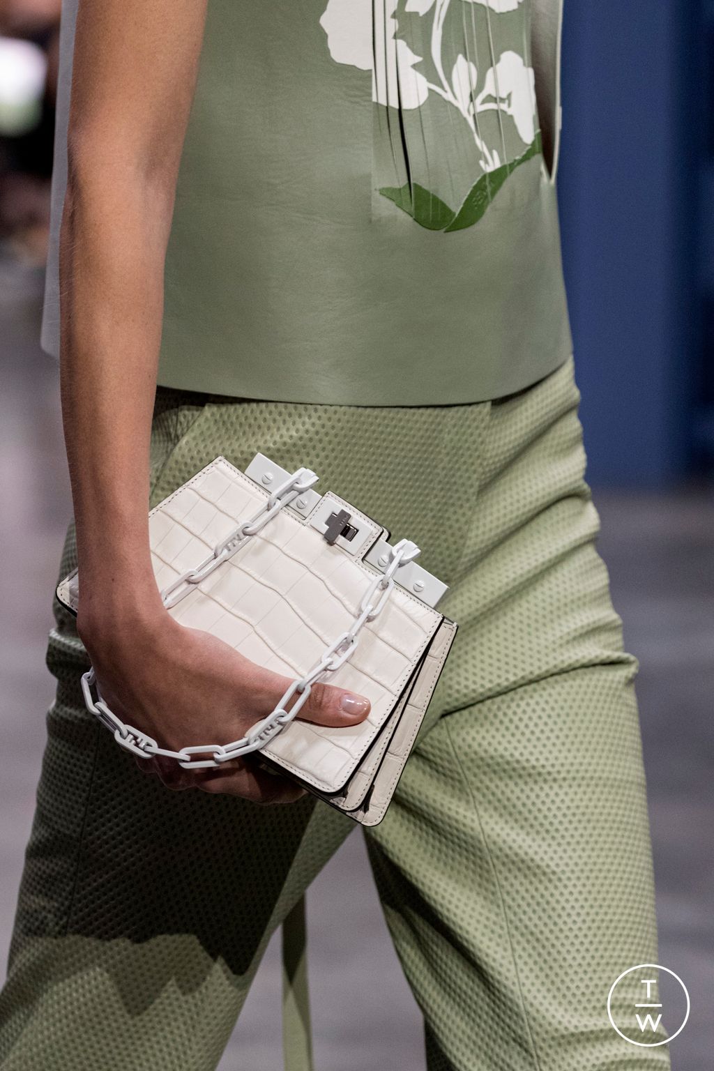 Fashion Week Milan Spring/Summer 2023 look 8 from the Fendi collection womenswear accessories