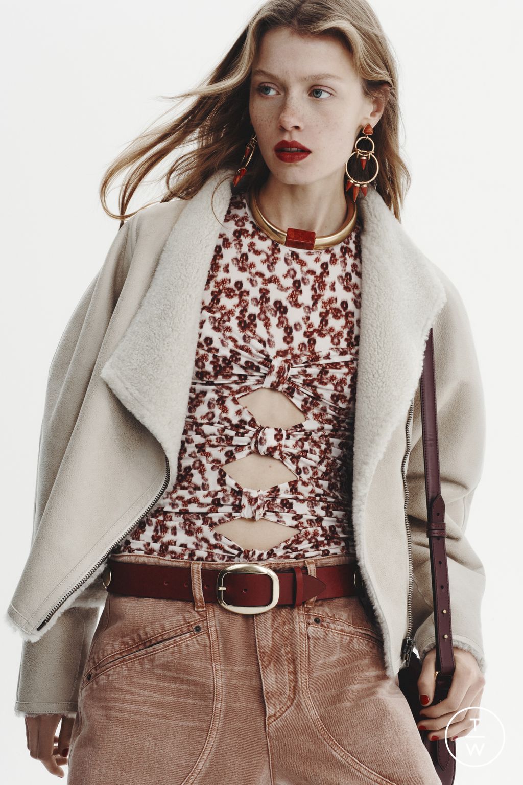 Fashion Week Paris Pre-Fall 2025 look 10 from the Isabel Marant collection 女装