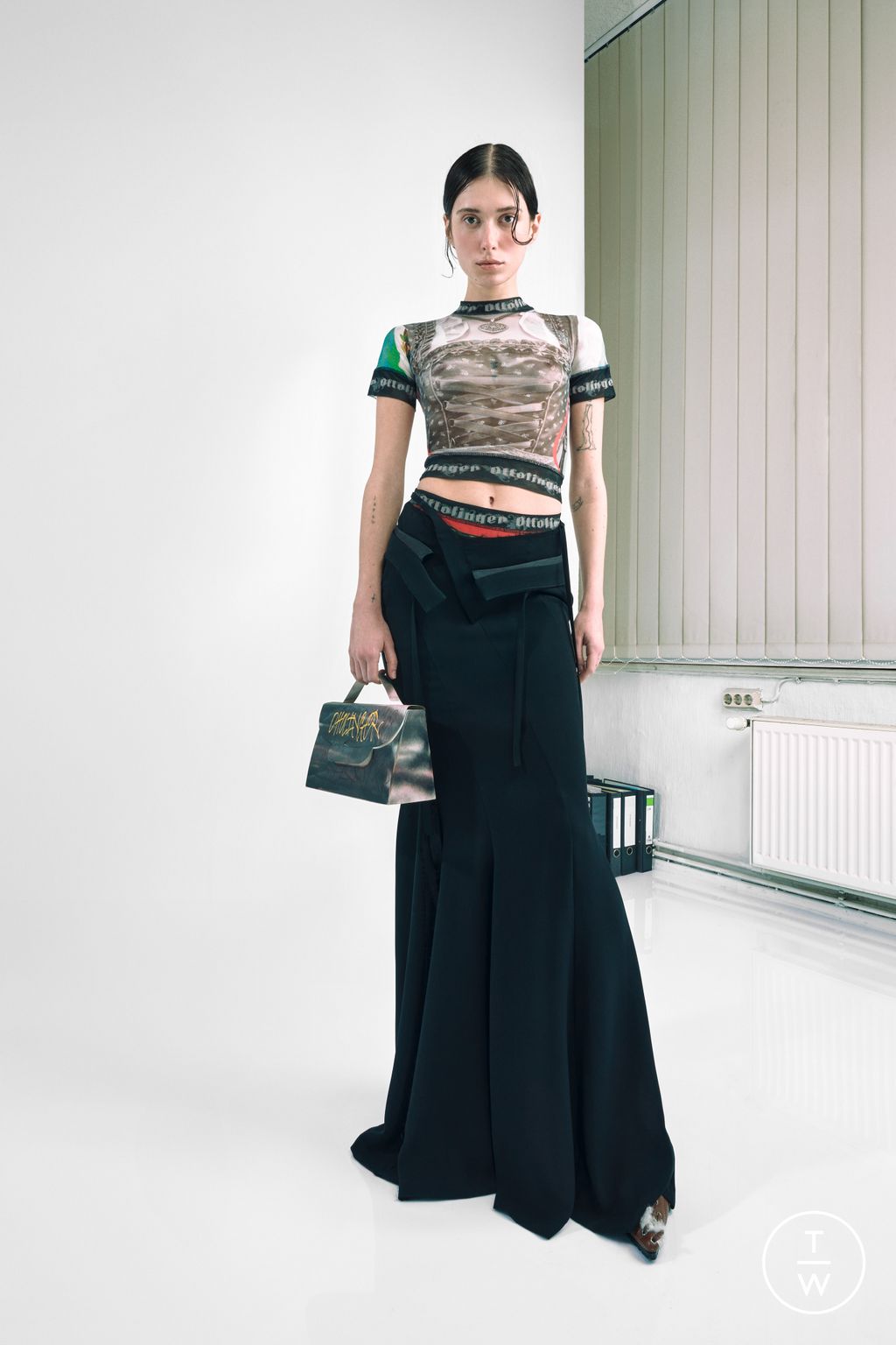 Fashion Week Paris Pre-Fall 2024 look 10 de la collection Ottolinger womenswear