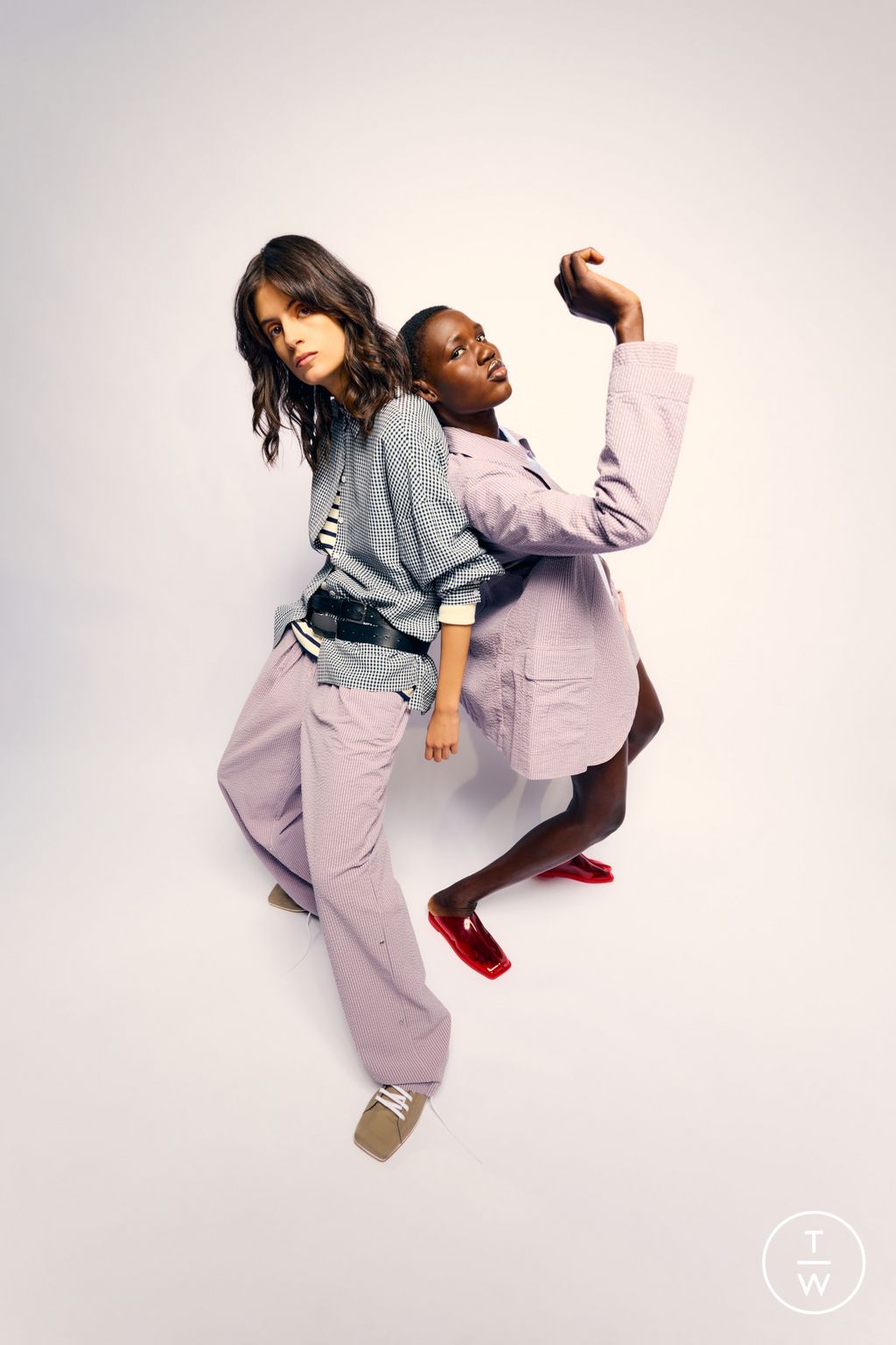 Fashion Week New York Pre-Fall 2025 look 10 from the Tibi collection womenswear