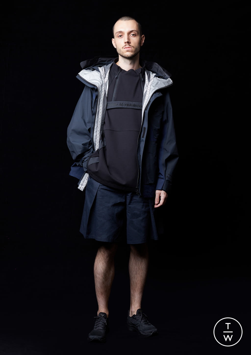 Fashion Week Paris Spring/Summer 2021 look 10 from the White Mountaineering collection menswear