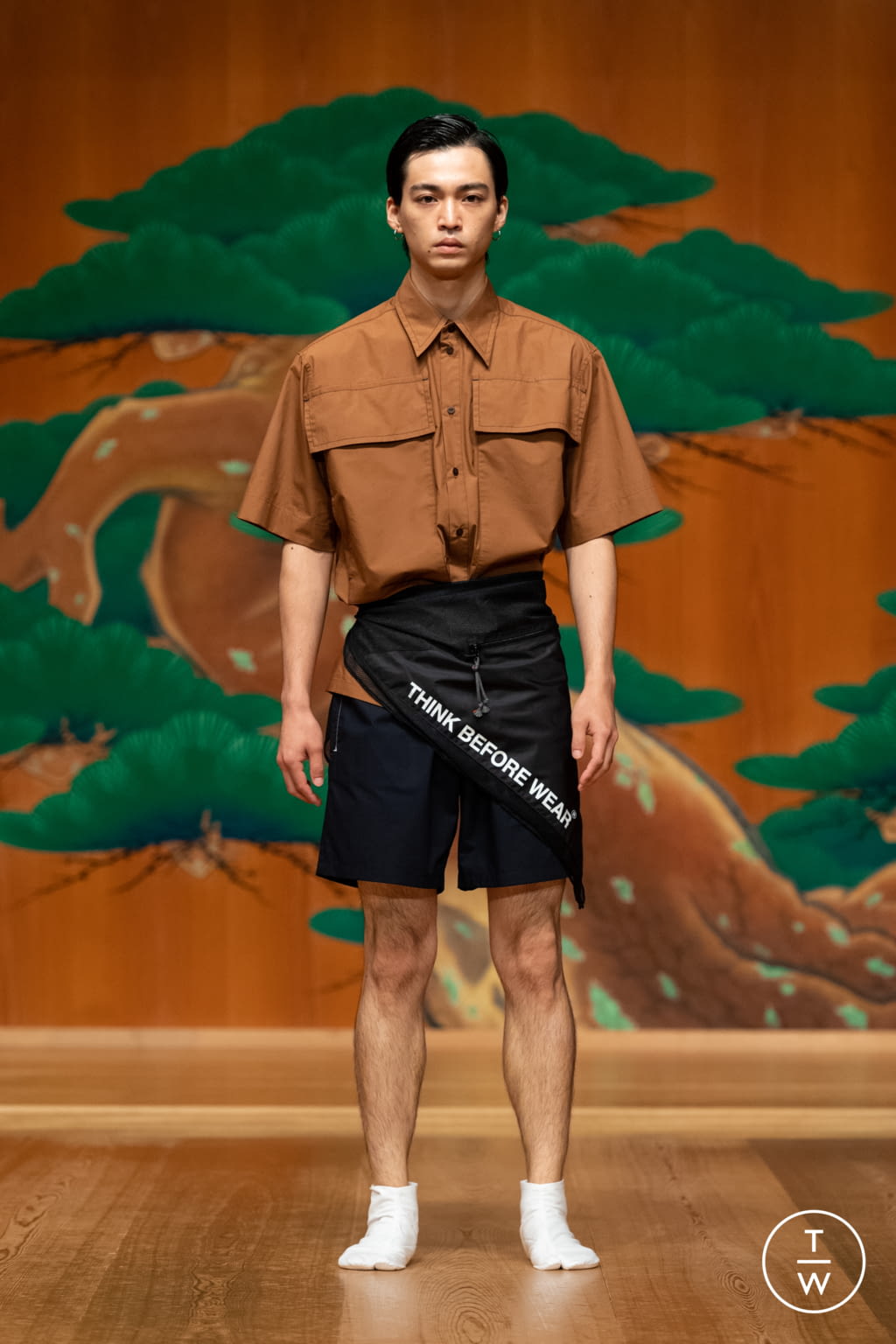 Fashion Week Paris Spring/Summer 2021 look 10 from the Yoshio Kubo collection menswear