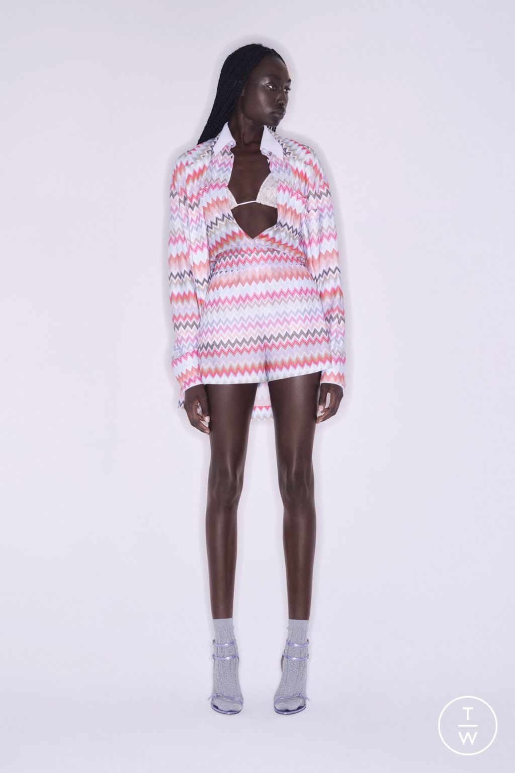 Fashion Week Milan Resort 2024 look 11 from the Missoni collection 女装