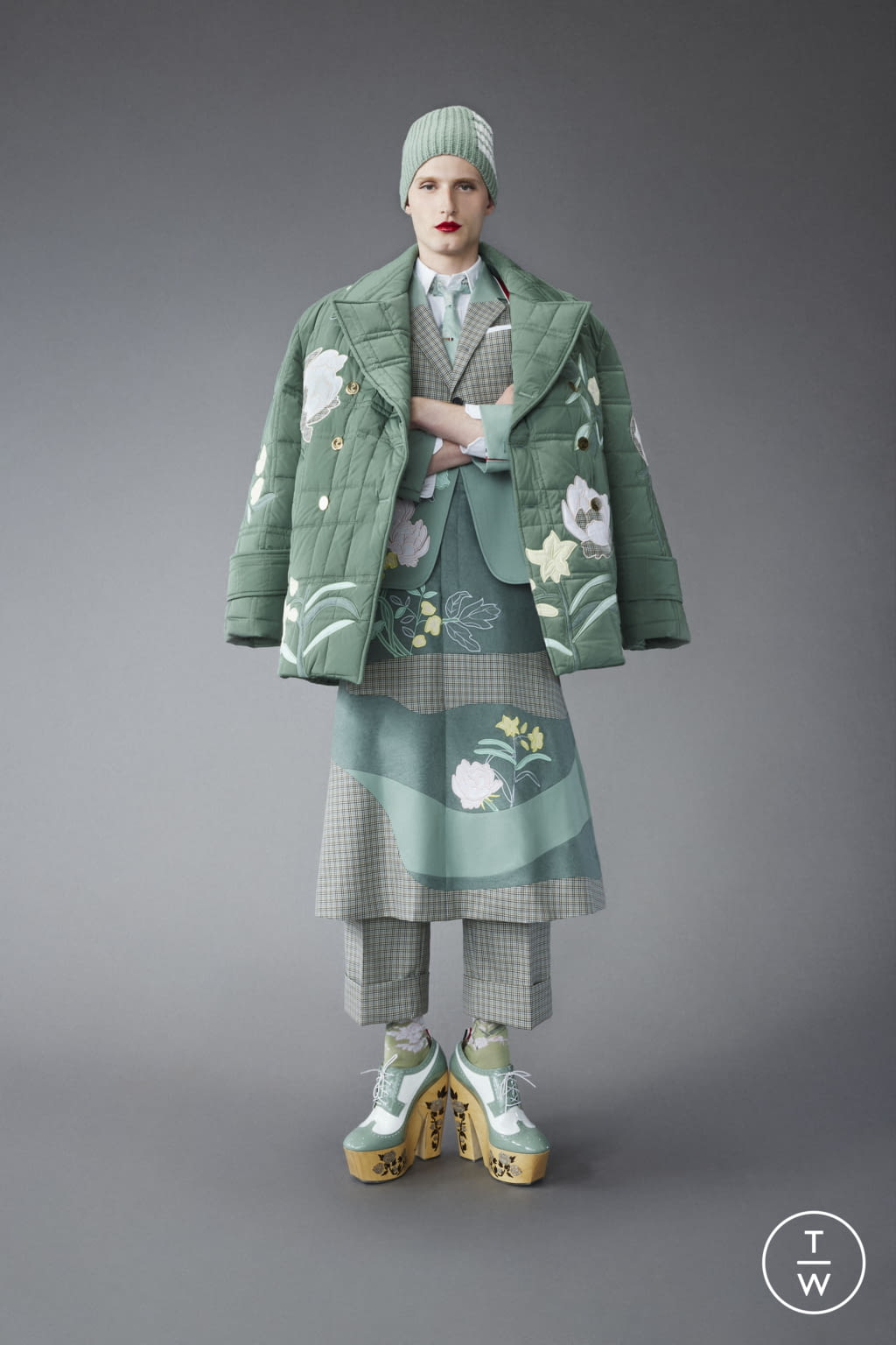 Fashion Week Paris Pre-Fall 2022 look 12 from the Thom Browne collection menswear