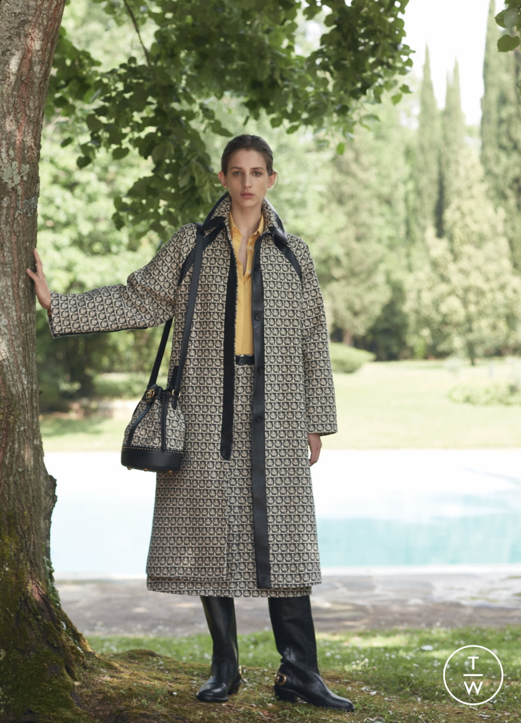 Fashion Week Milan Resort 2019 look 11 from the Ferragamo collection womenswear