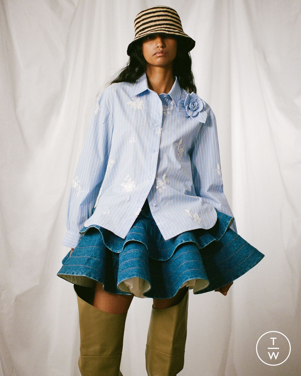 Fashion Week New York Pre-Fall 2026 look 11 from the AKNVAS collection womenswear