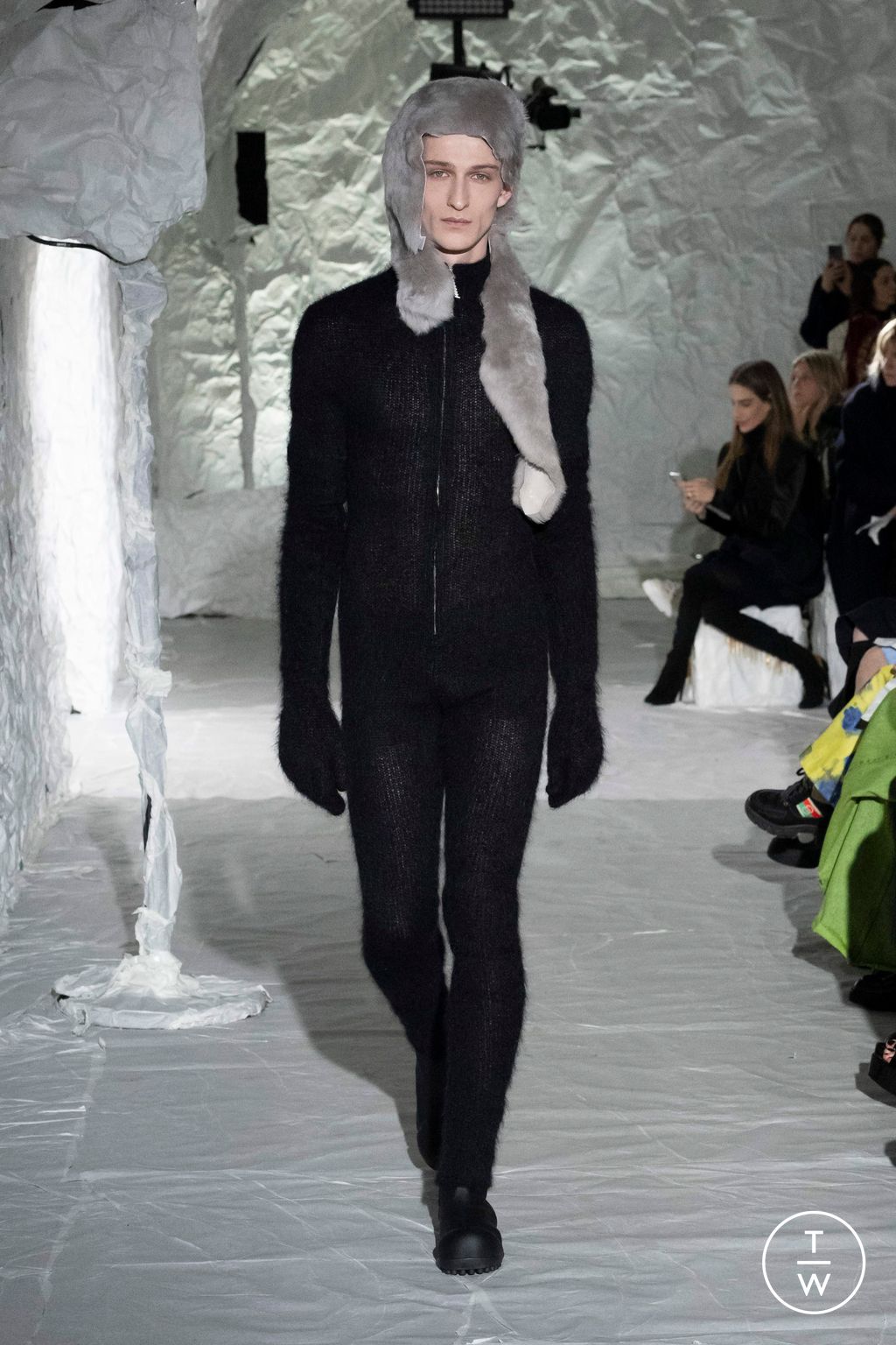 Fashion Week Milan Fall/Winter 2024 look 11 from the Marni collection 女装