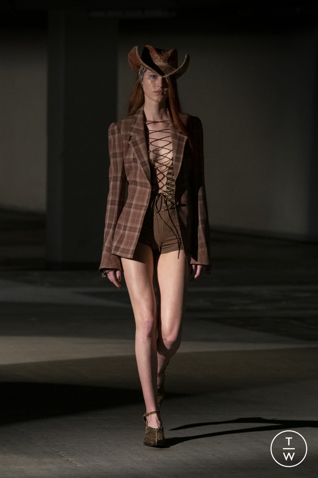Fashion Week London Spring/Summer 2022 look 11 from the KNWLS collection womenswear