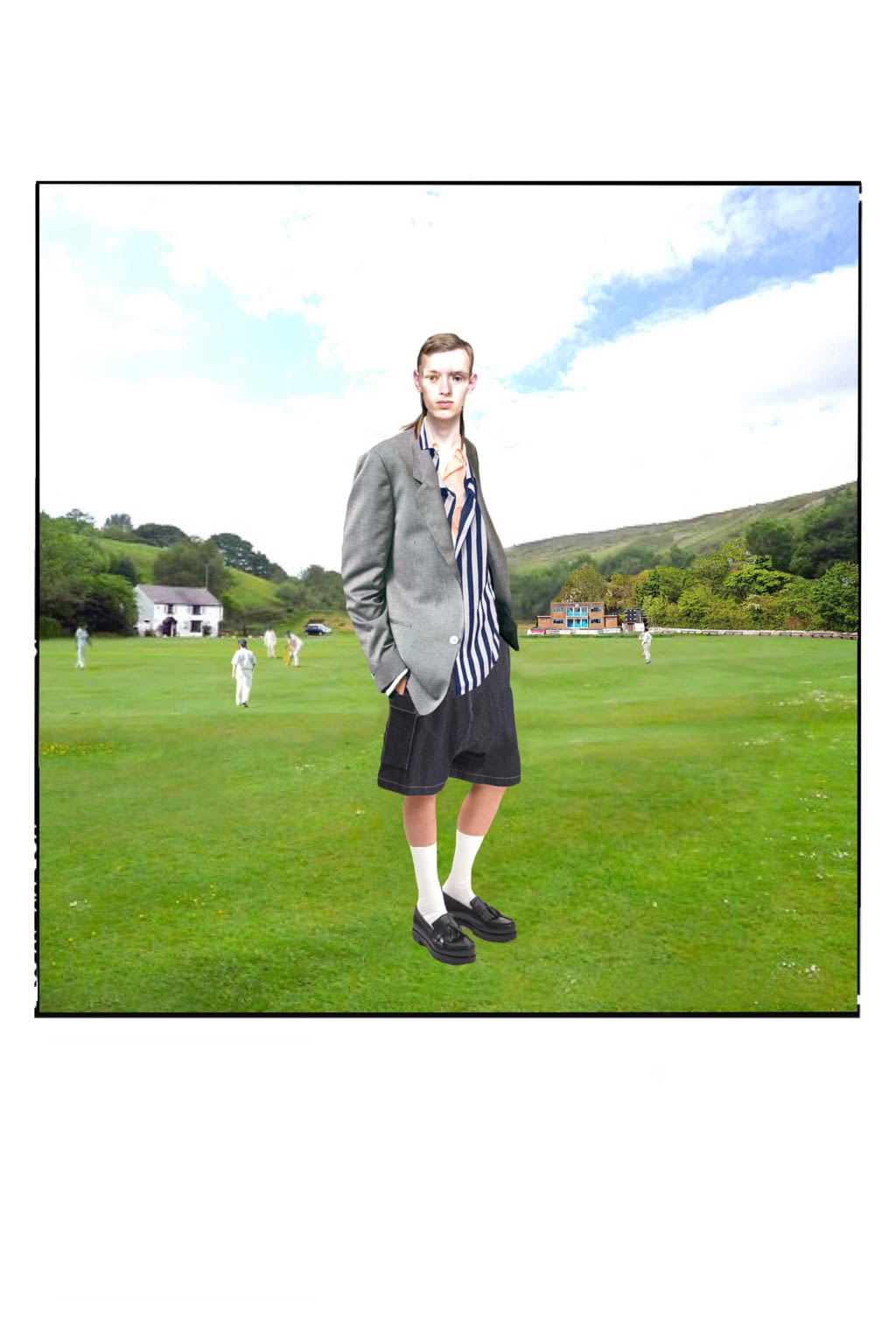 Fashion Week London Spring/Summer 2021 look 11 from the E. Tautz collection 男装