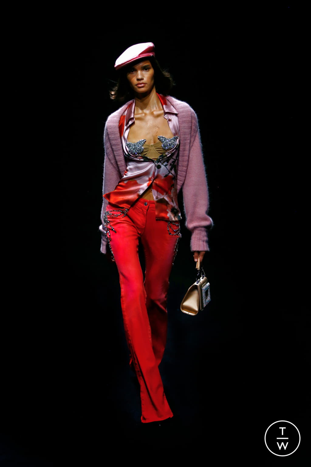 Fashion Week Milan Fall/Winter 2021 look 11 de la collection Blumarine womenswear