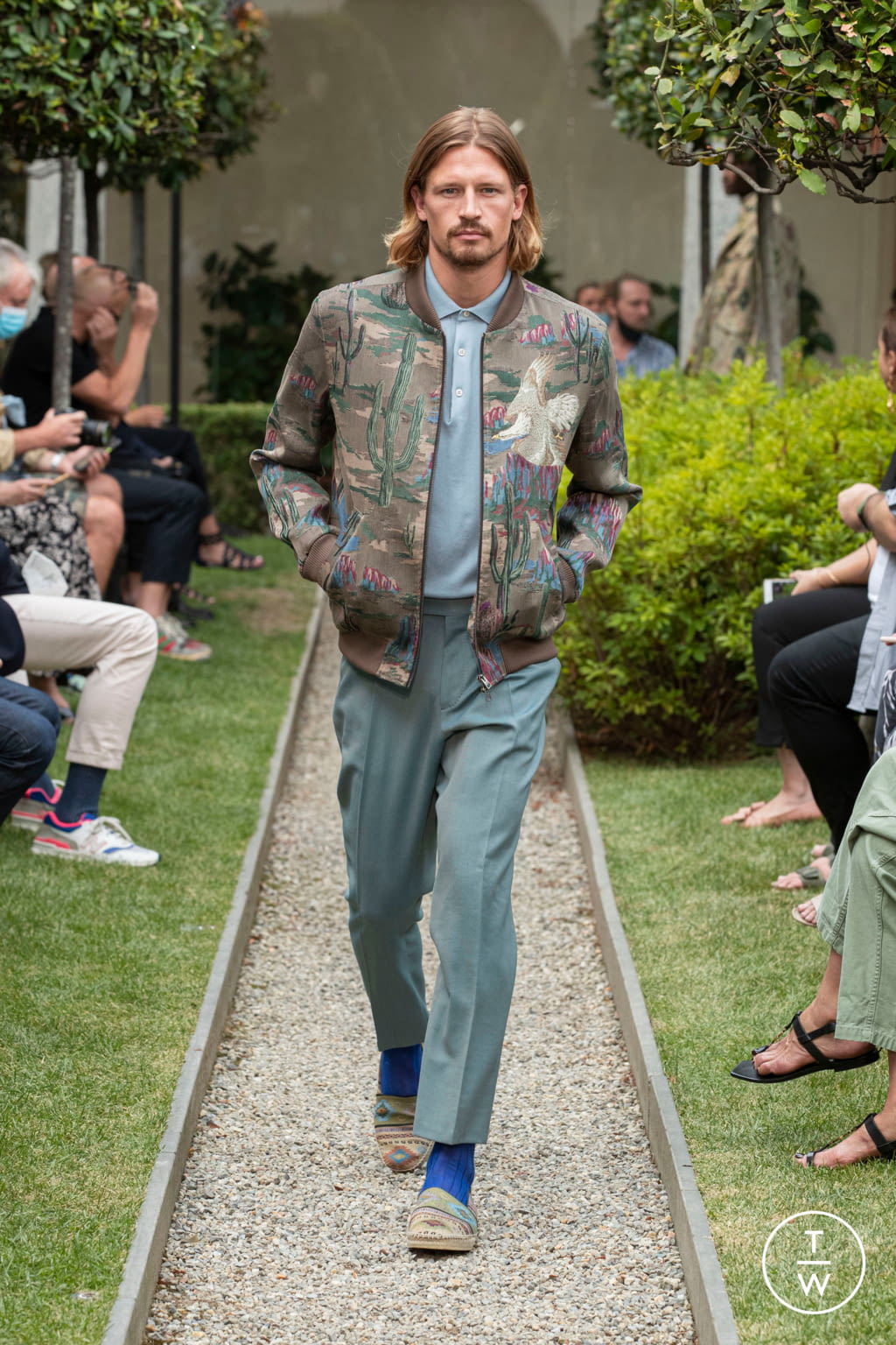 Fashion Week Milan Spring/Summer 2021 look 11 from the Etro collection 男装