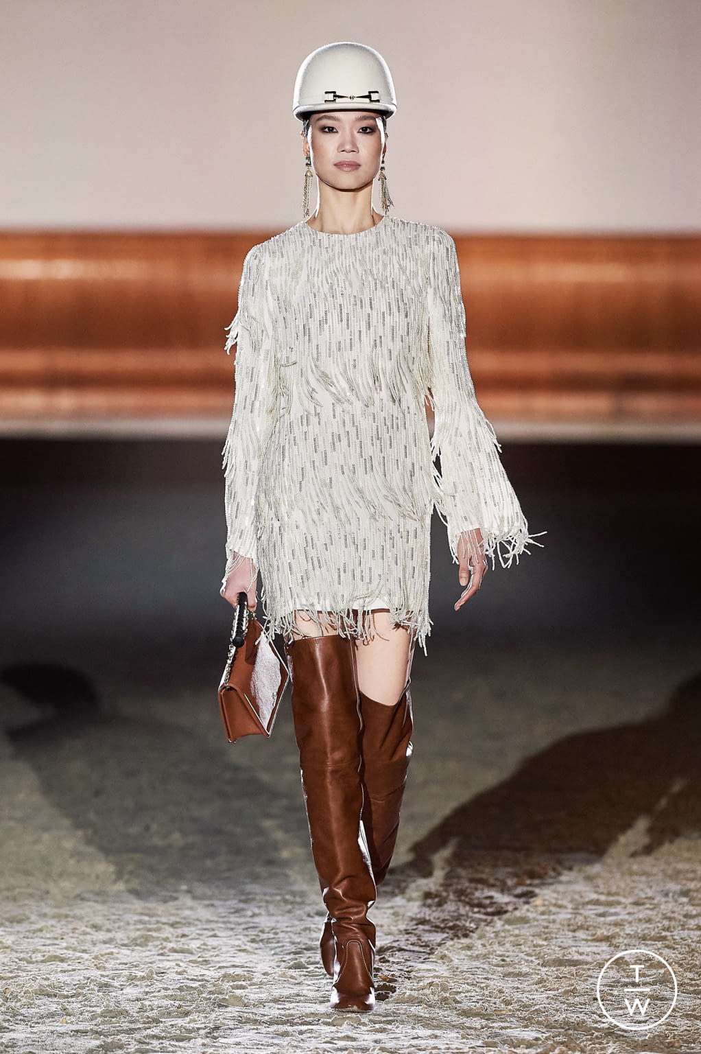 Fashion Week Milan Fall/Winter 2021 look 11 from the Elisabetta Franchi collection 女装