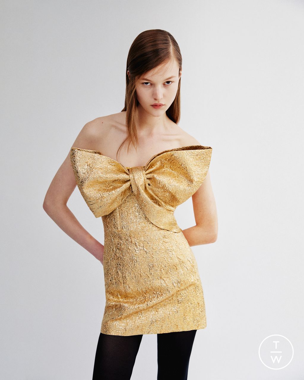 Fashion Week New York Resort 2025 look 11 from the AKNVAS collection womenswear