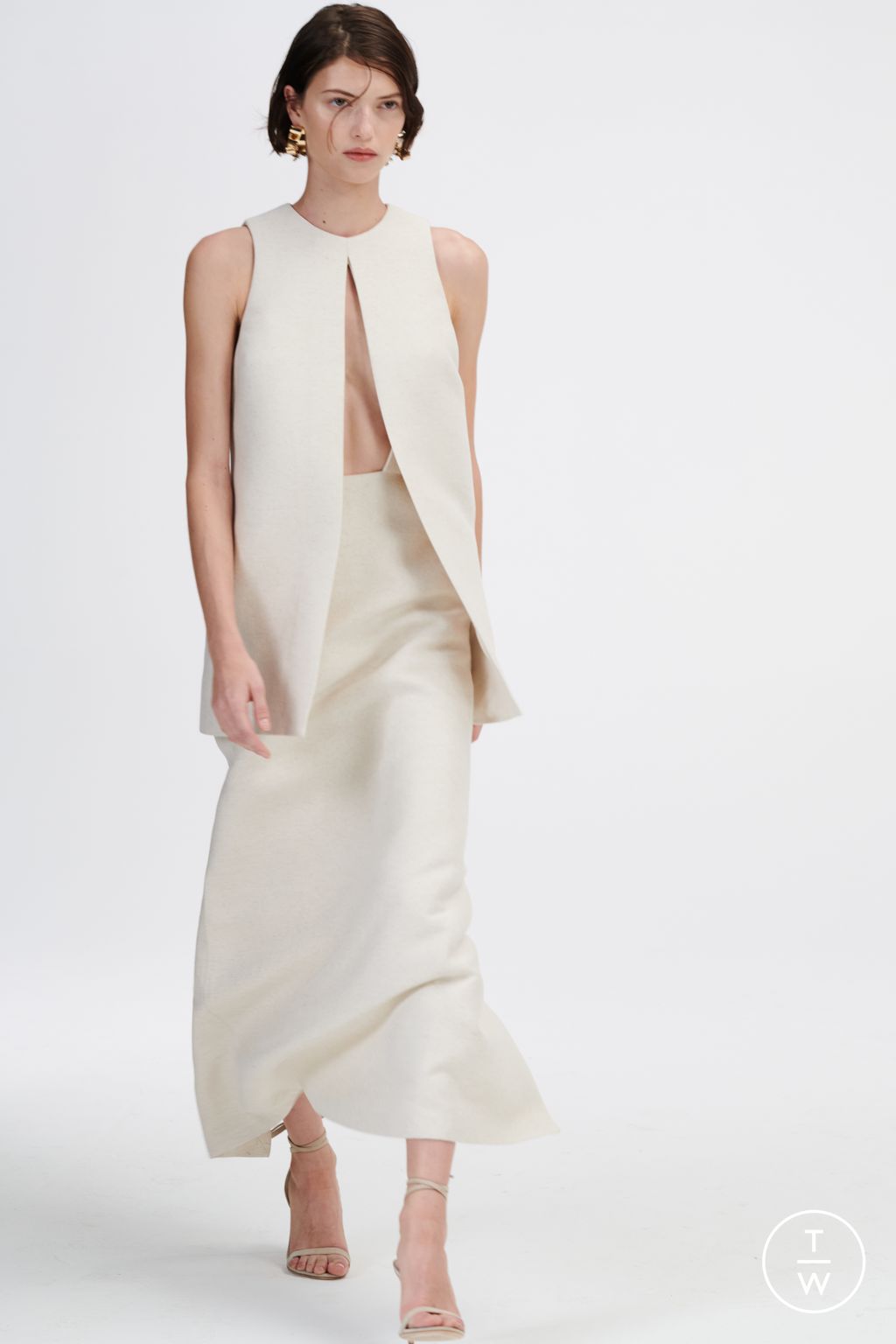 Fashion Week New York Pre-Fall 2024 look 11 from the Brandon Maxwell collection womenswear