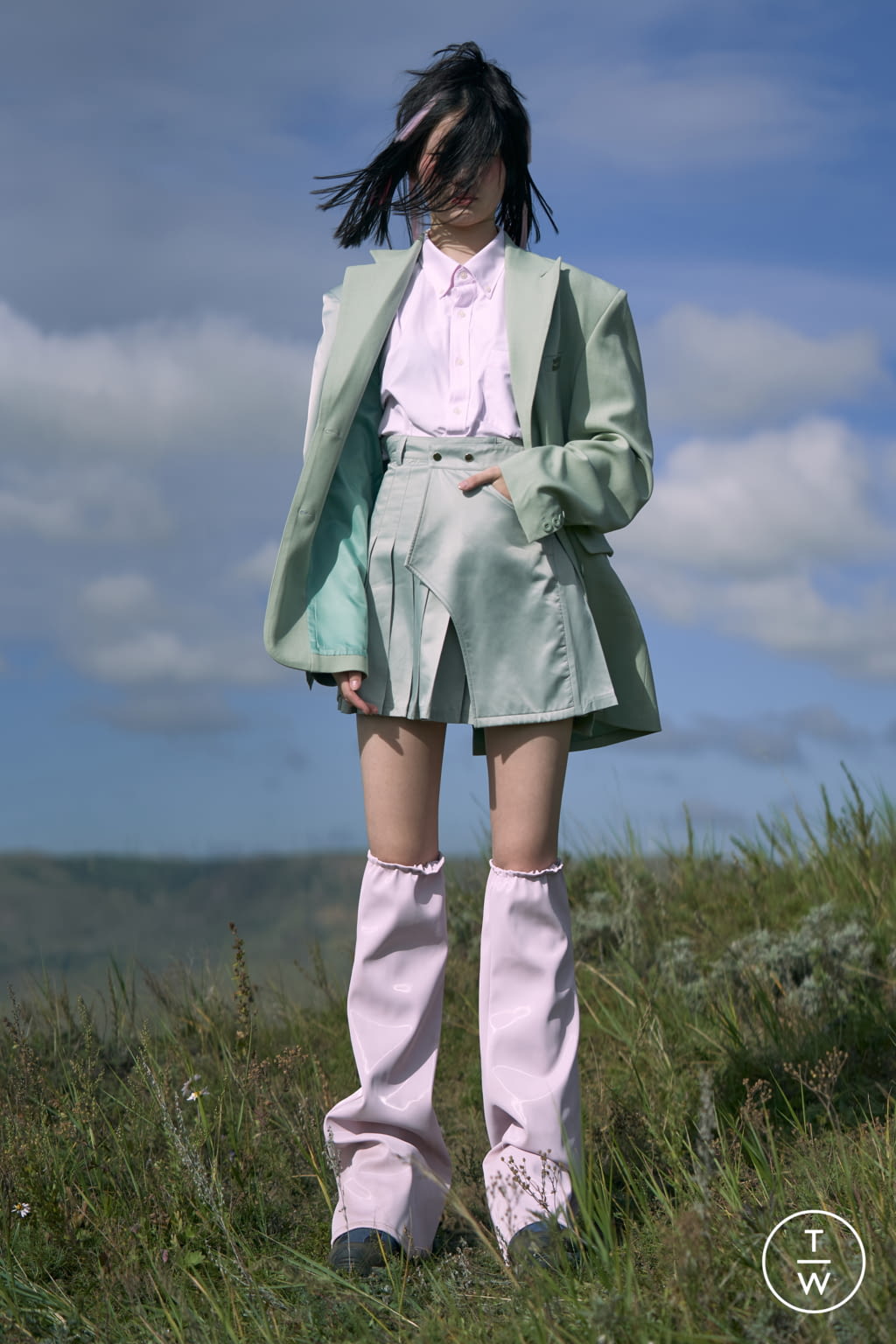 Fashion Week London Spring/Summer 2021 look 11 from the Marrknull collection 女装