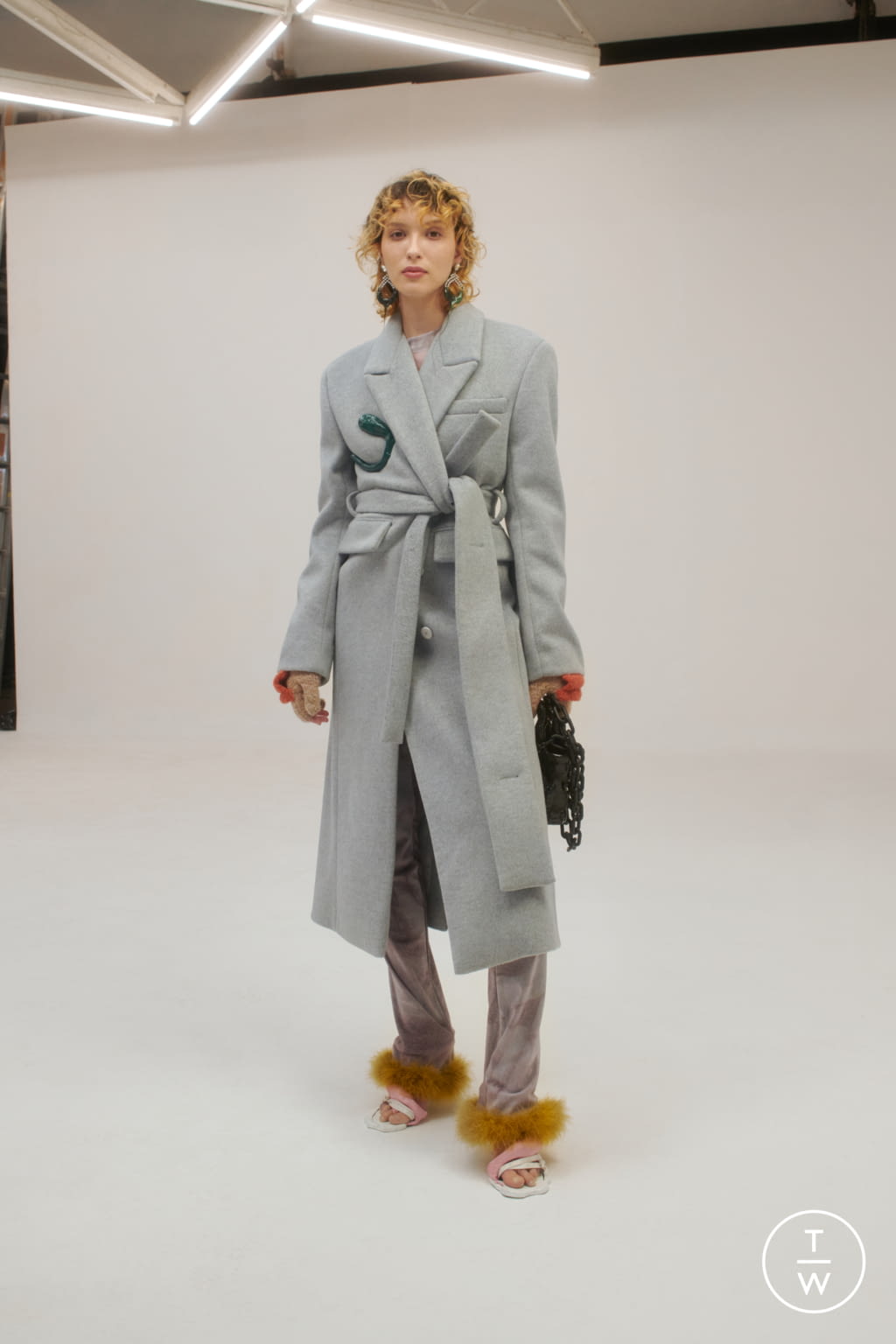 Fashion Week Paris Fall/Winter 2021 look 10 from the Ottolinger collection womenswear