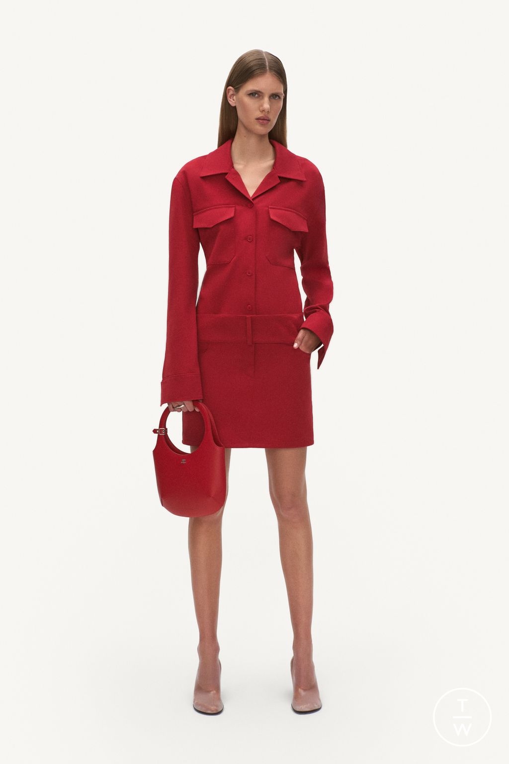 Fashion Week Paris Resort 2025 look 11 from the Courrèges collection womenswear