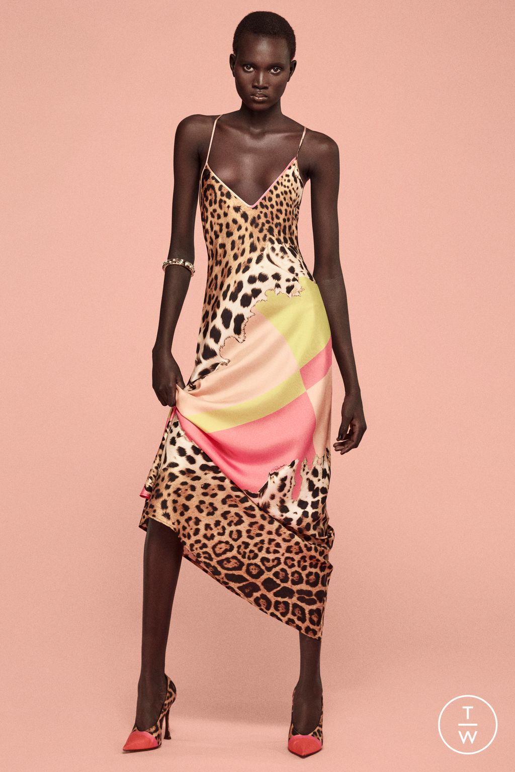 Fashion Week Milan Resort 2026 look 11 from the Roberto Cavalli collection womenswear