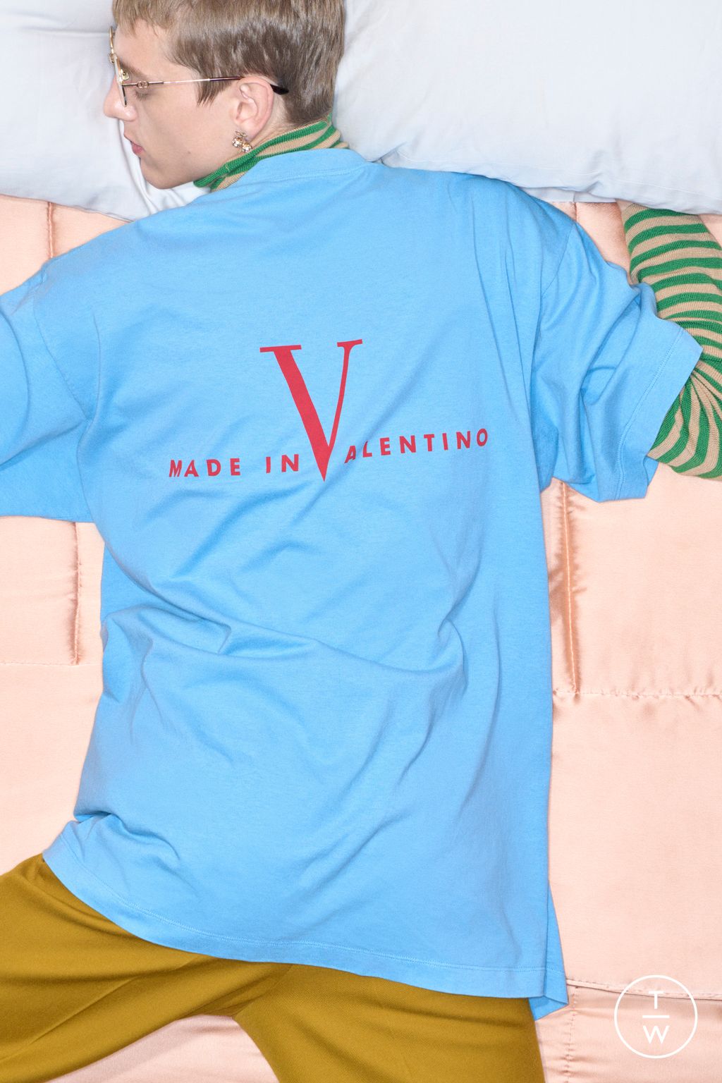 Fashion Week Paris Resort 2026 look 40 from the Valentino collection menswear