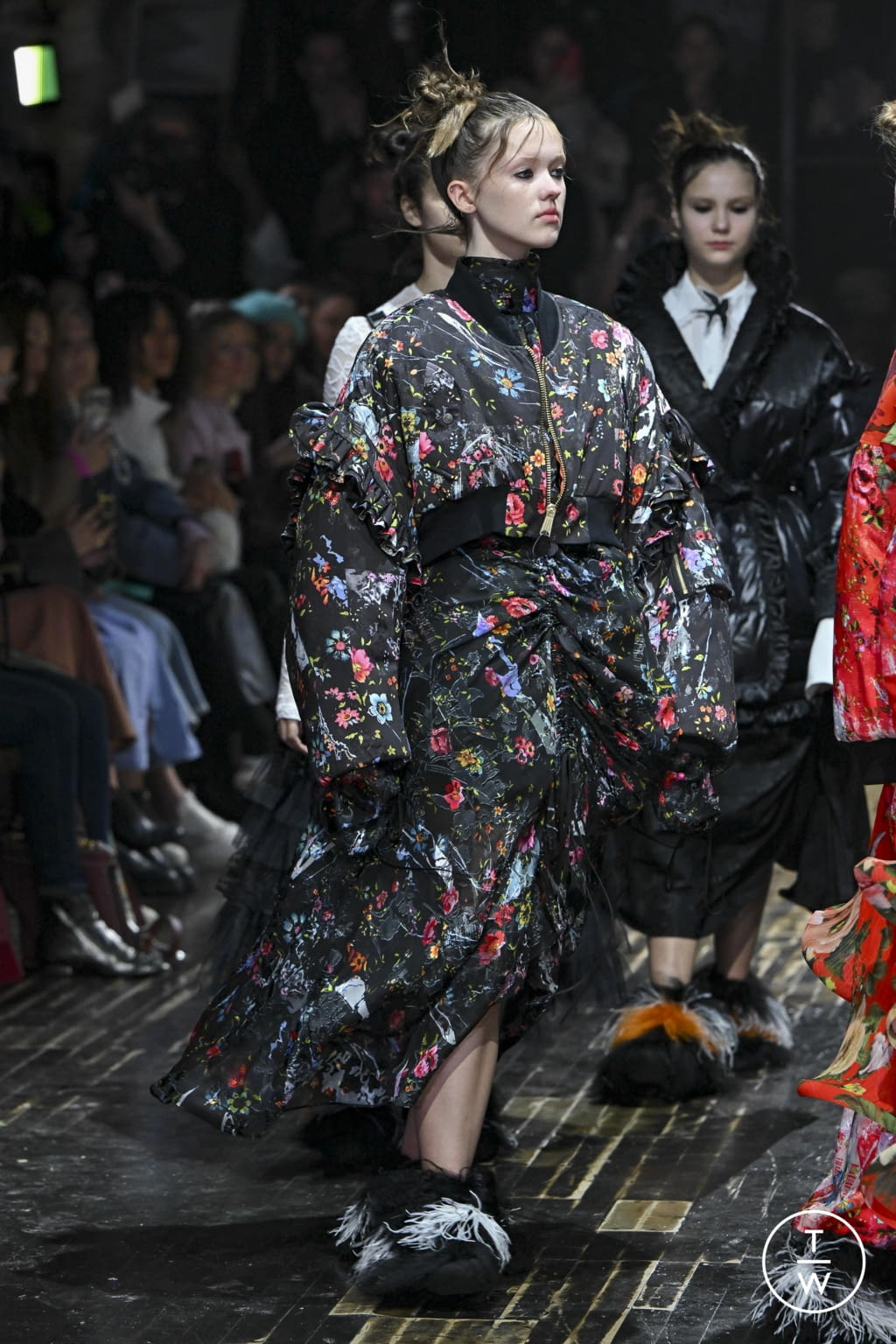 Fashion Week London Fall/Winter 2022 look 12 from the Preen by Thornton Bregazzi collection 女装