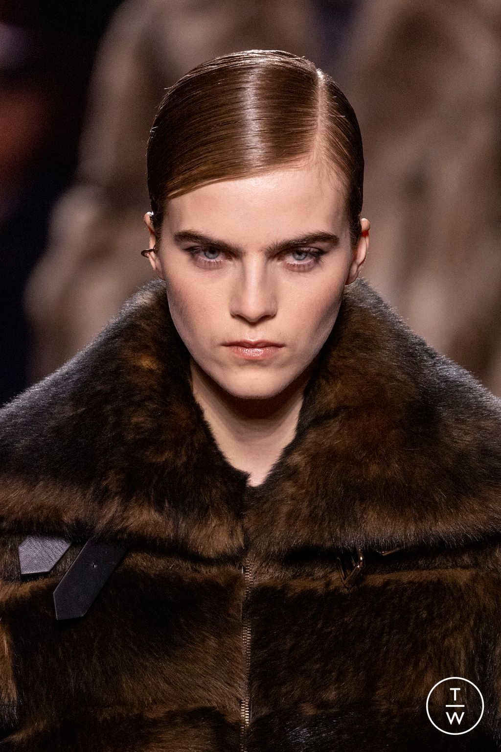 Fashion Week Milan Fall/Winter 2025 look 32 from the Fendi collection womenswear accessories