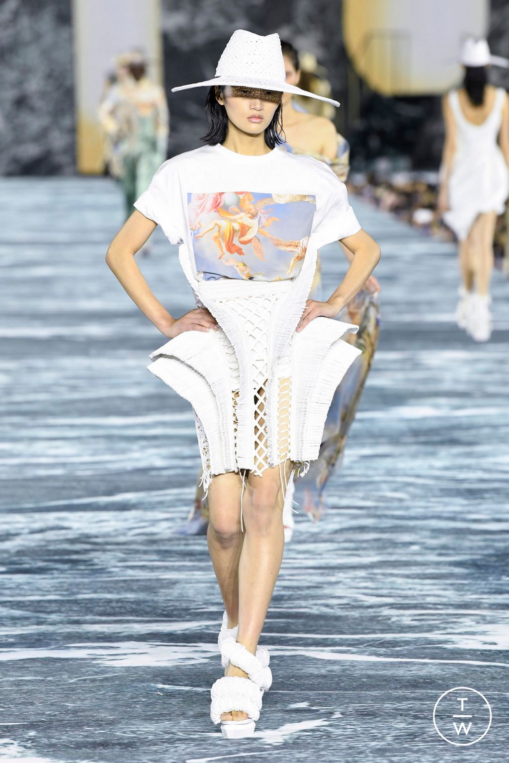 Fashion Week Paris Spring/Summer 2023 look 13 de la collection Balmain womenswear